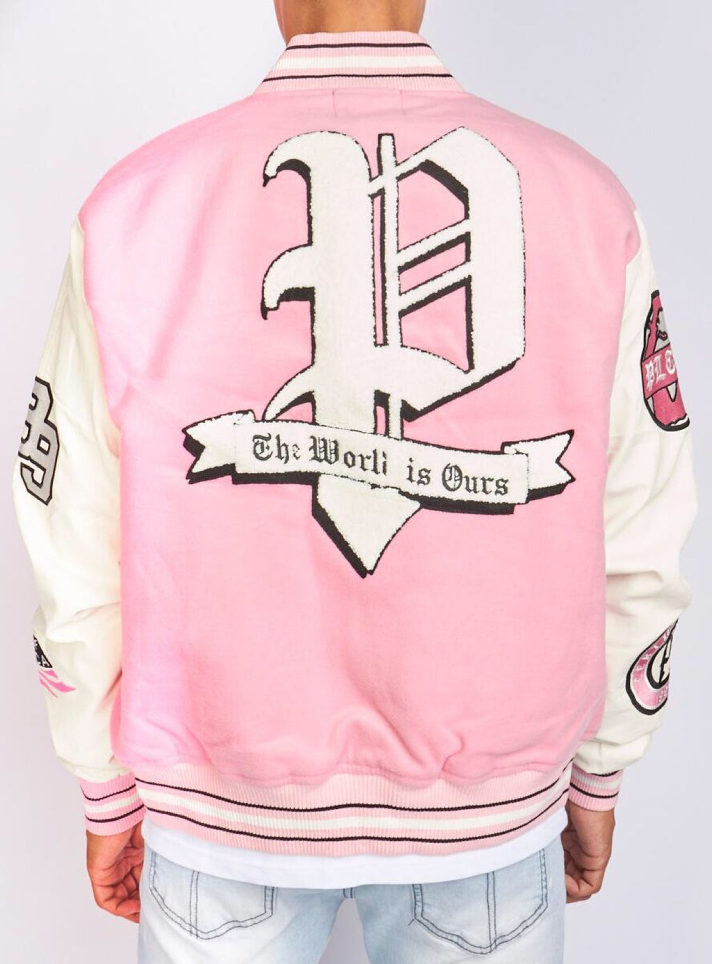 Politics Jacket - Ramsey Varsity - Pink - 427
