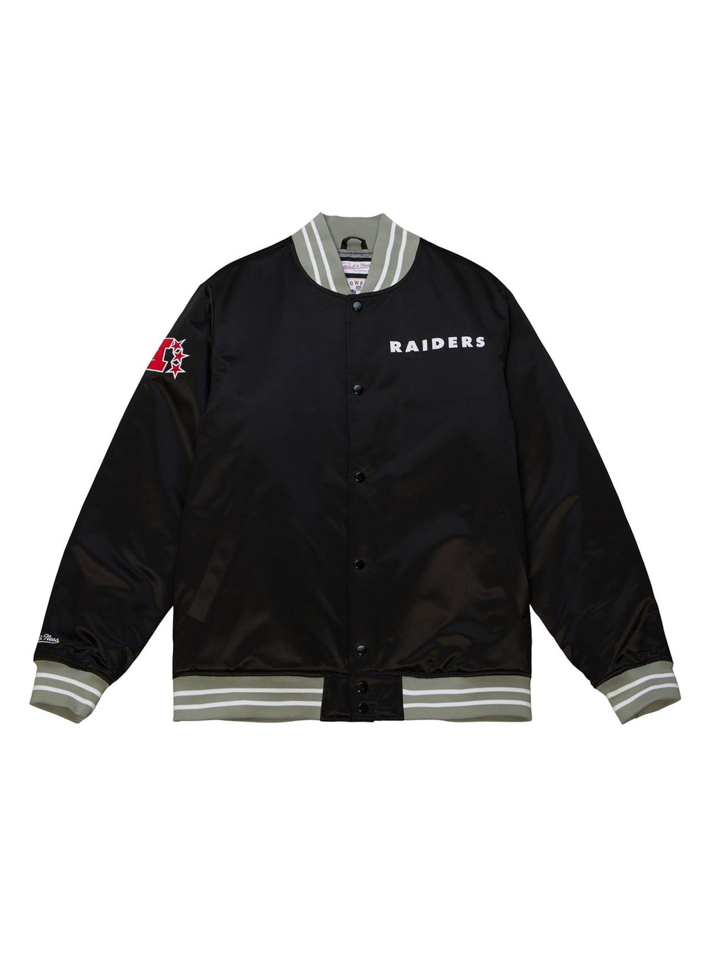 Mitchell & Ness Kids Jacket - Heavy Weight Satin - Raiders - Black - 9N1B7NALZ-RAI