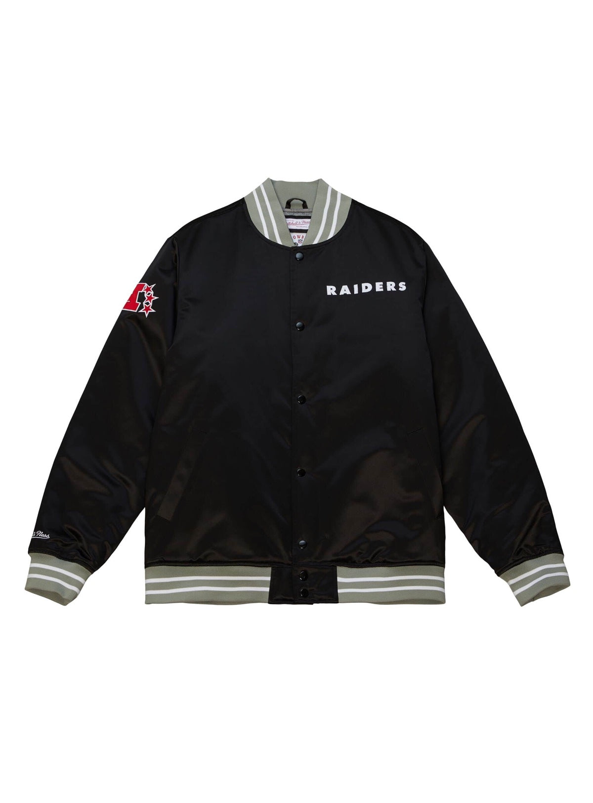 Mitchell & Ness Kids Jacket - Heavy Weight Satin - Raiders - Black - 9N1B7NALZ-RAI