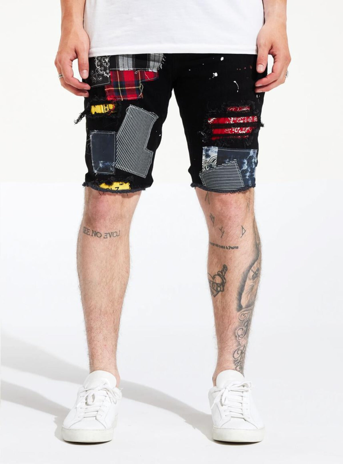 Embellish Shorts - Rebel - Black Patch - EMBSP222 - 136