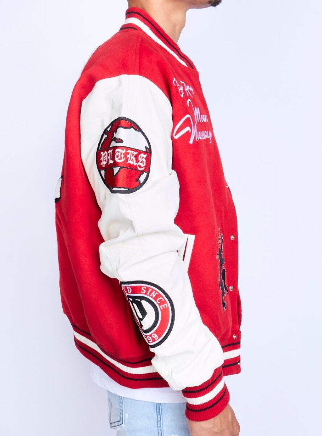 Politics Jacket - Ramsey Varsity - Red - 426