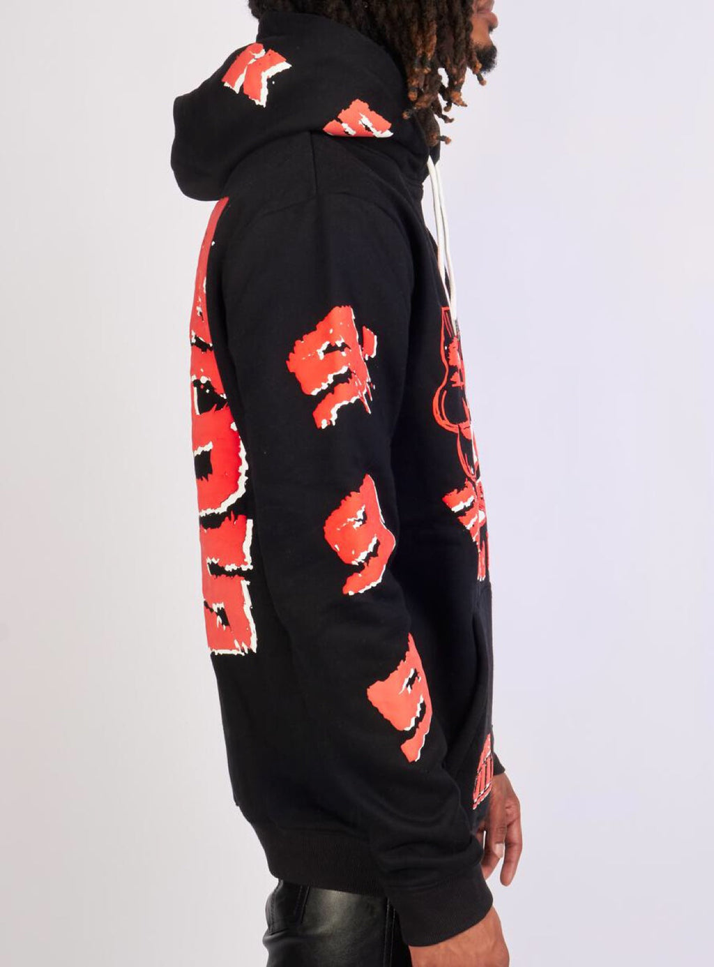 Politics Hoodie - Robertson - Black And Red - 302