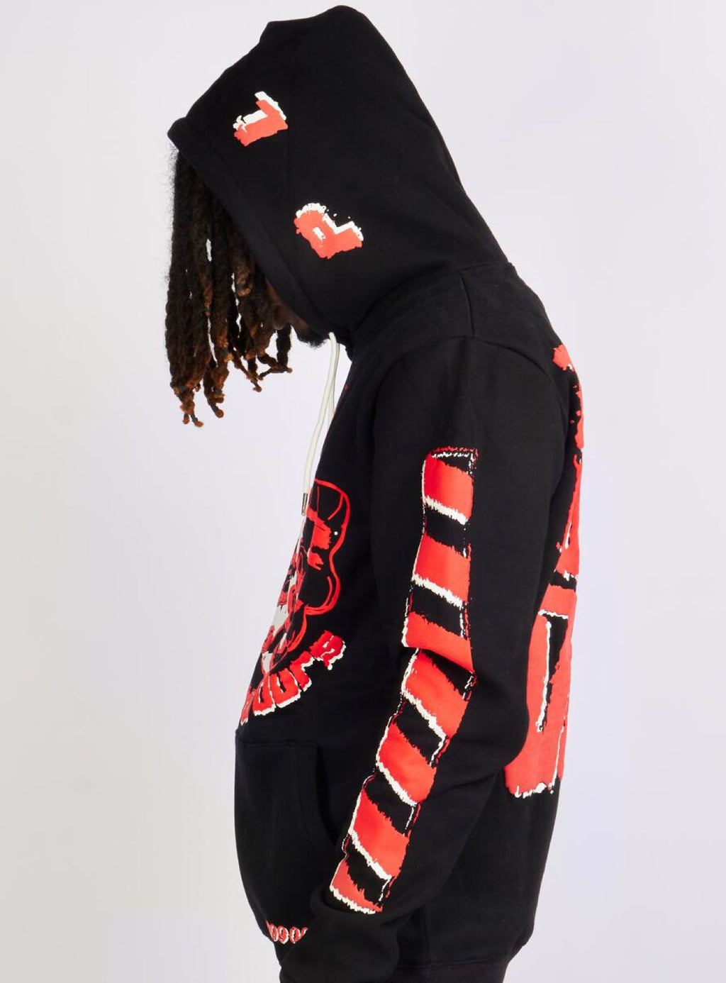 Politics Hoodie - Robertson - Black And Red - 302