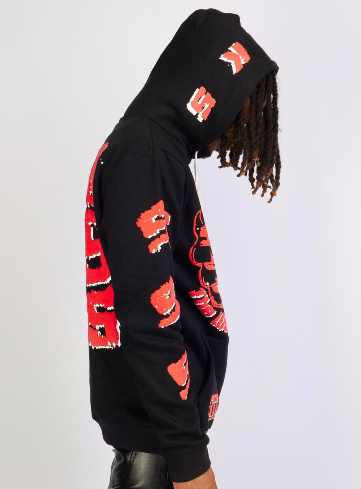 Politics Hoodie - Robertson - Black And Red - 302