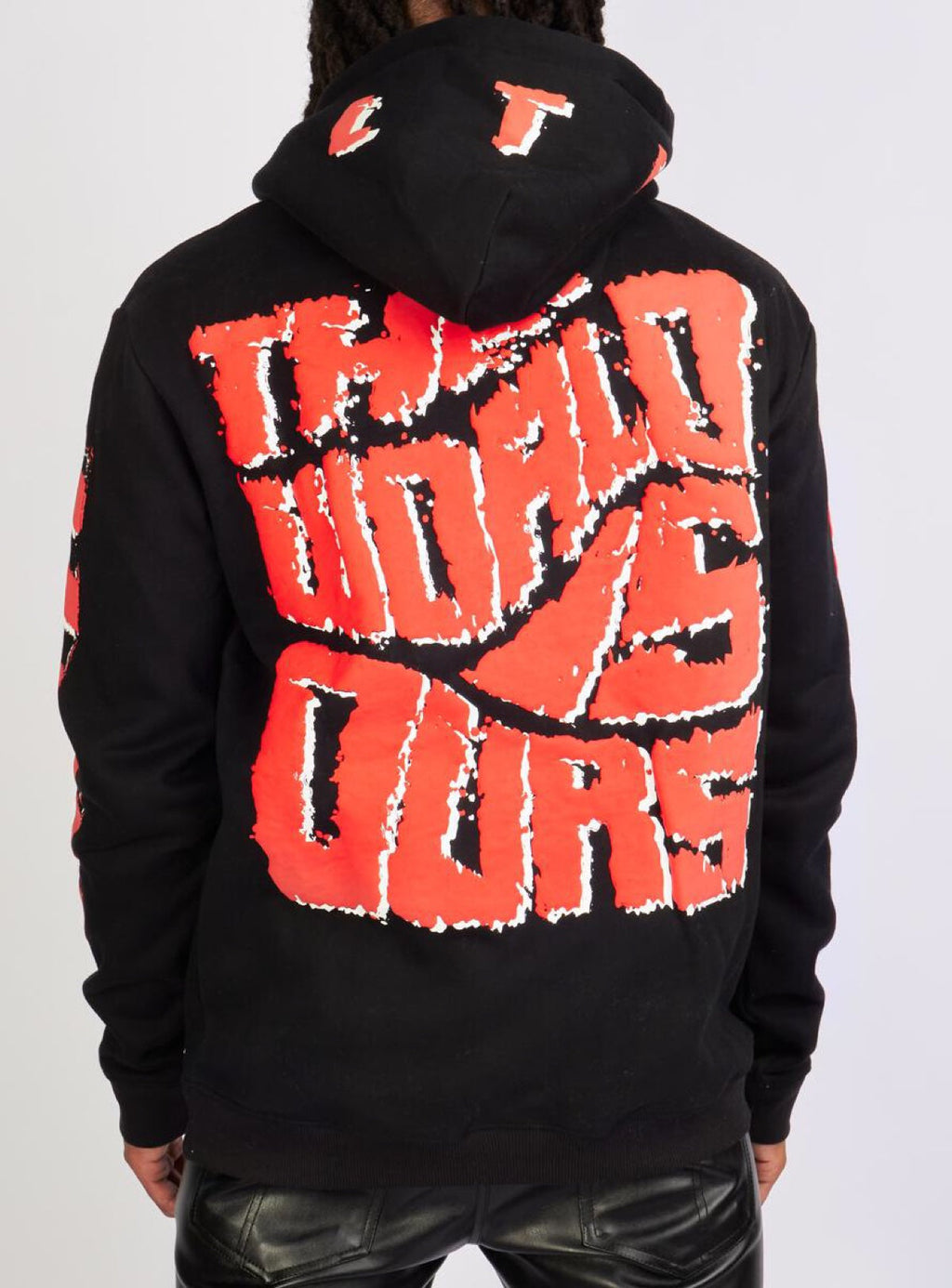Politics Hoodie - Robertson - Black And Red - 302