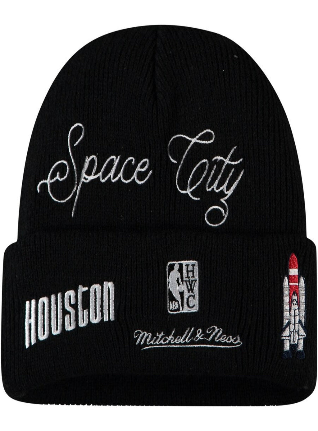 Mitchell & Ness Hat - NBA Hyperlocal Knit Beanie - Rockets - Black - SH21011