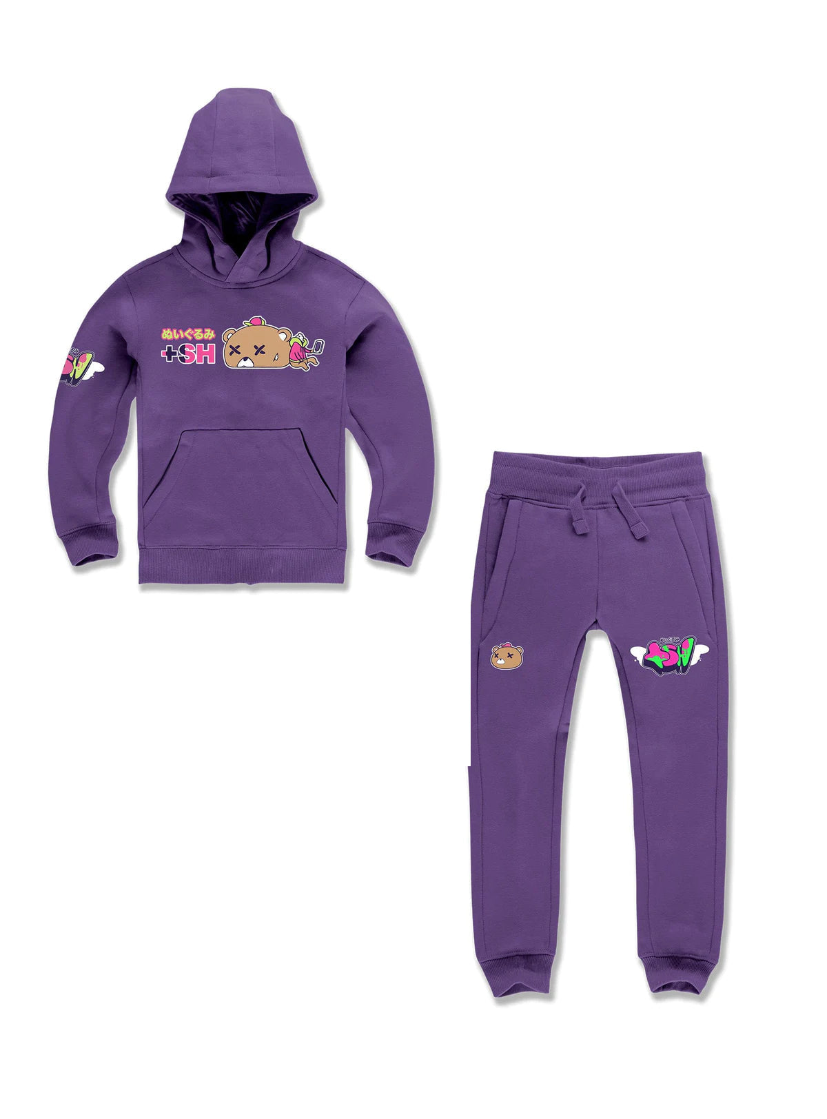 Jordan Craig Kids Sweatsuit - OG Plush - Purple - 8448K