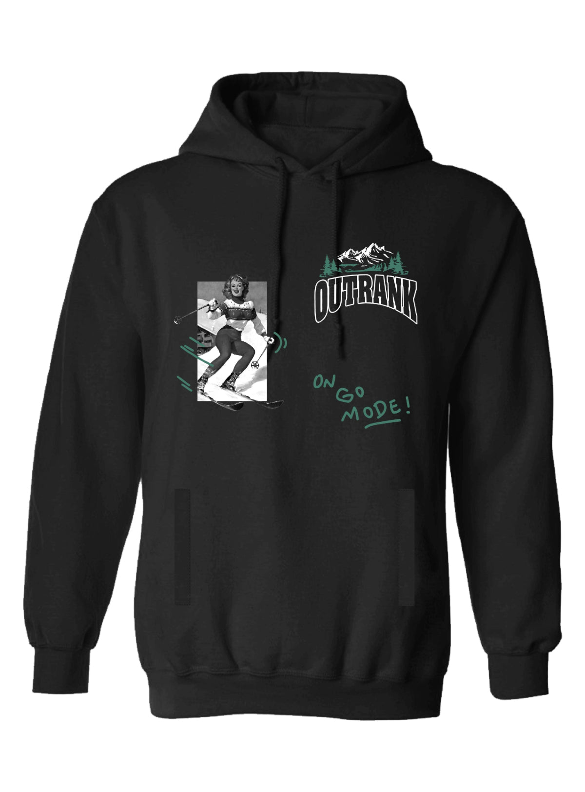 Outrank Hoodie - Catch US Outside - Black