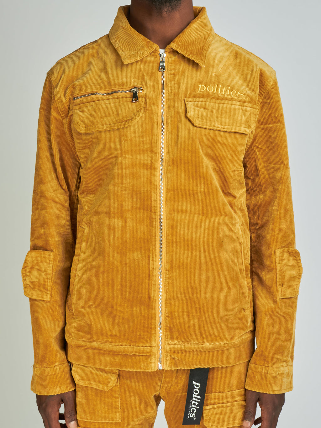 Politics Jacket - Murphy Corduroy - Khaki - 542