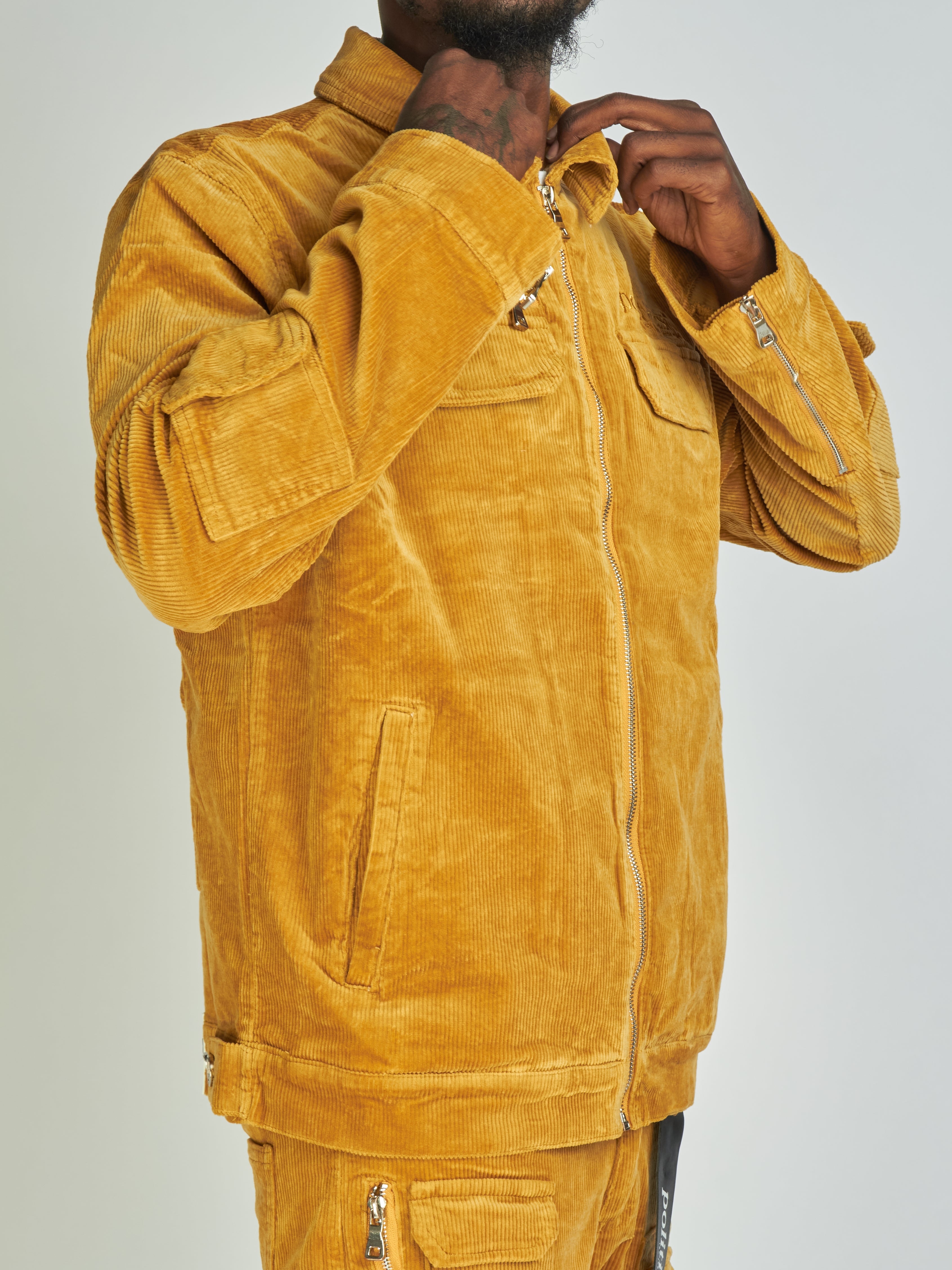 Politics Jacket - Murphy Corduroy - Khaki - 542