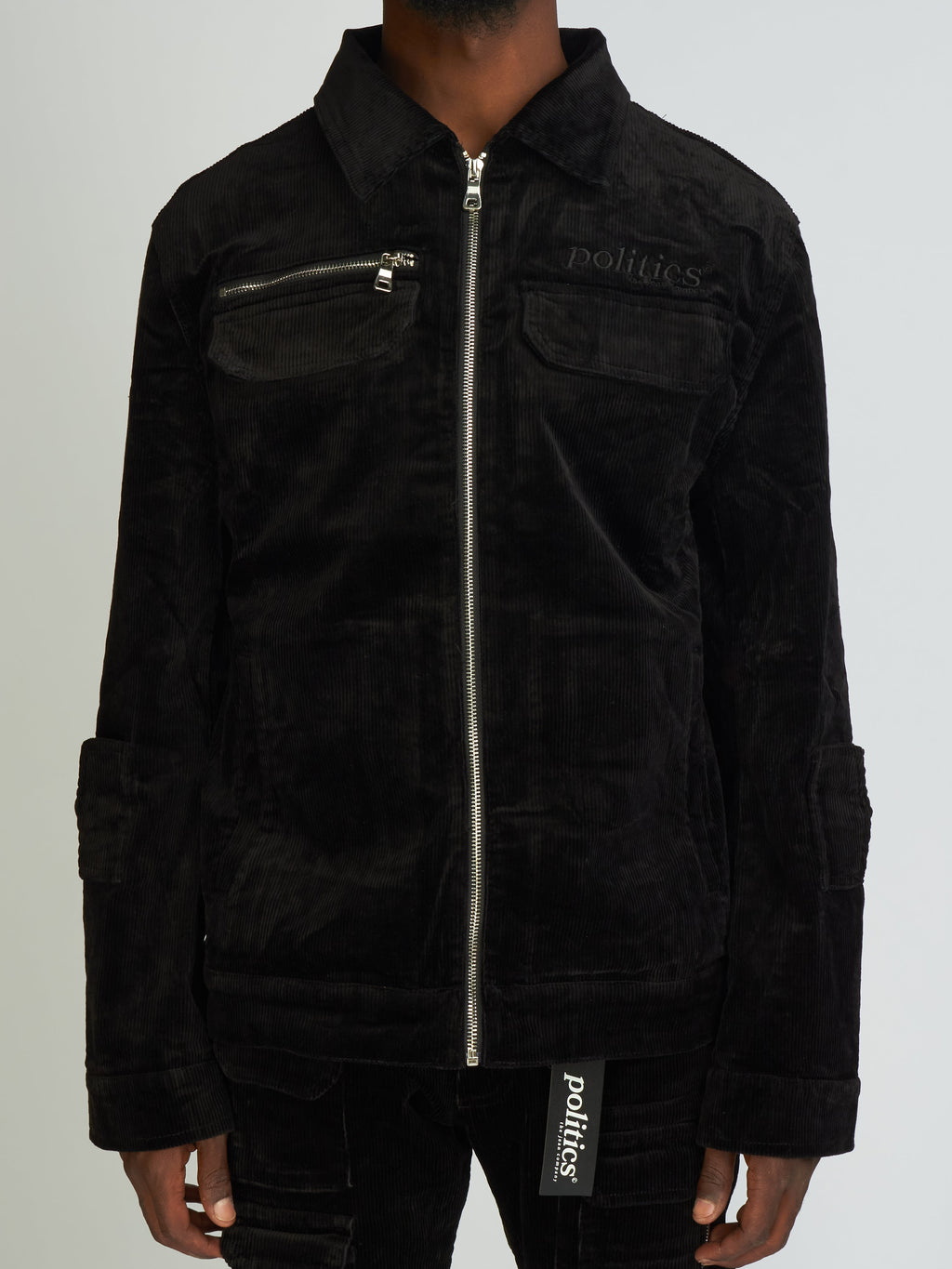 Politics Jacket - Murphy Corduroy - Black - 541