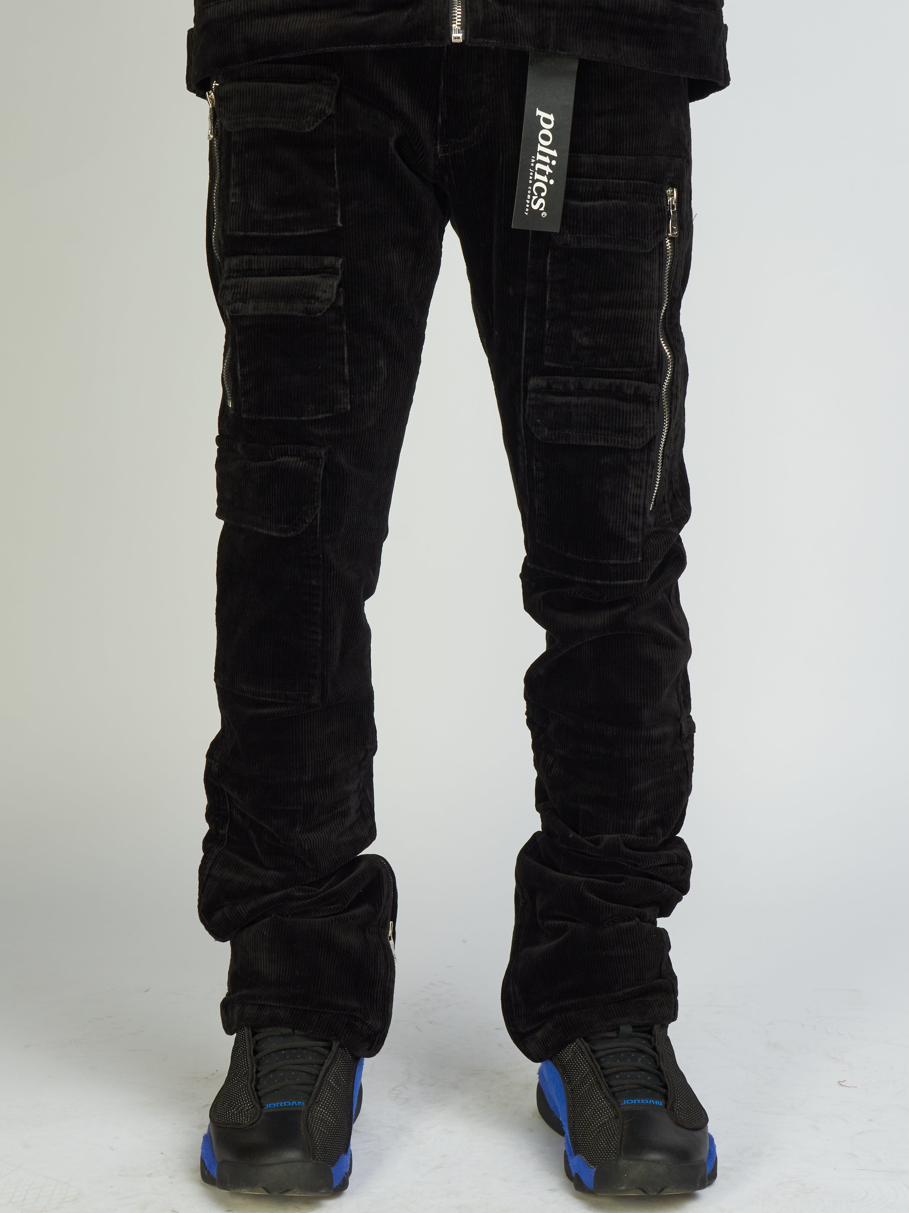 Politics Jeans - Murphy Corduroy Cargo - Black - 515