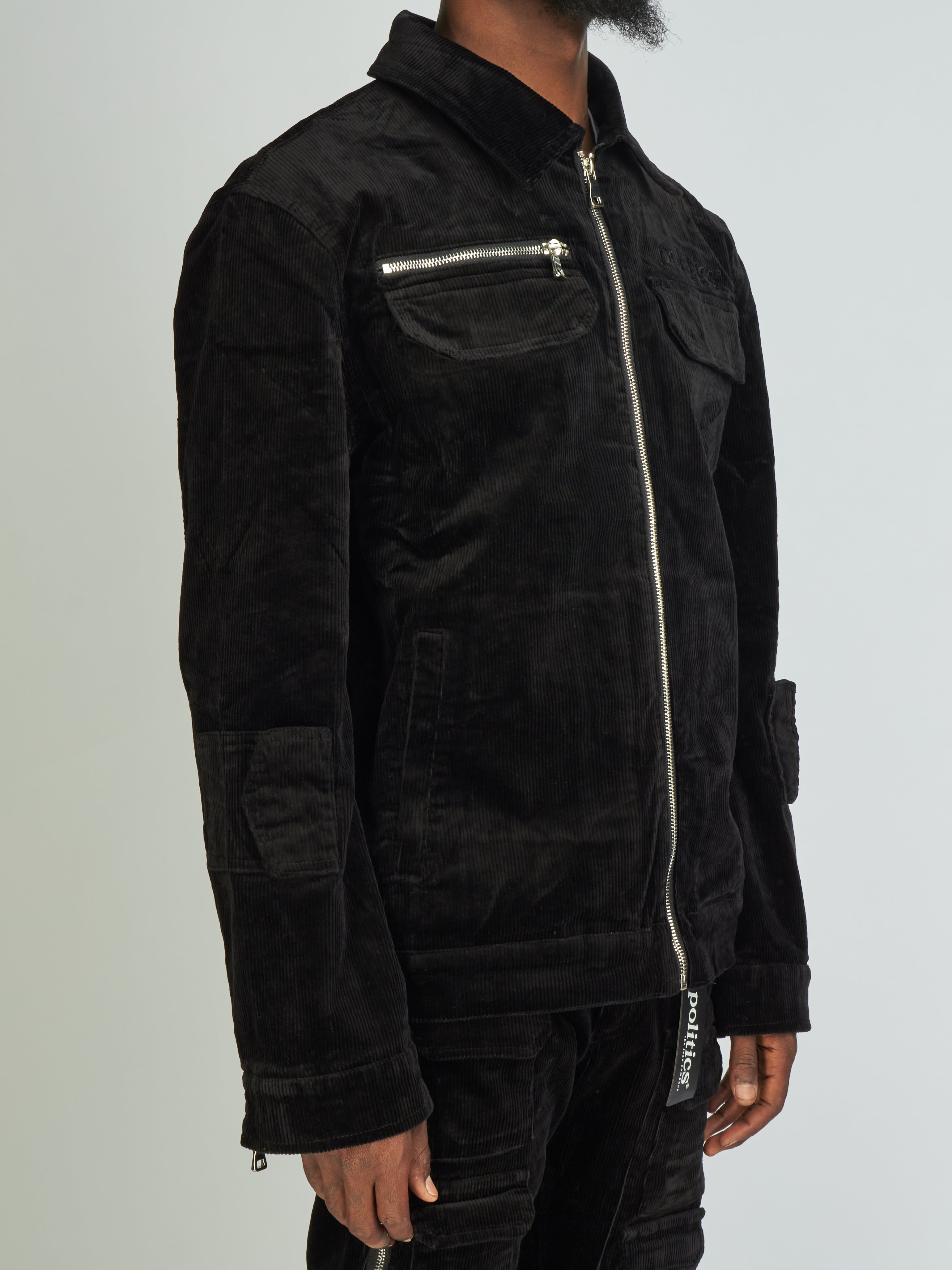 Politics Jacket - Murphy Corduroy - Black - 541