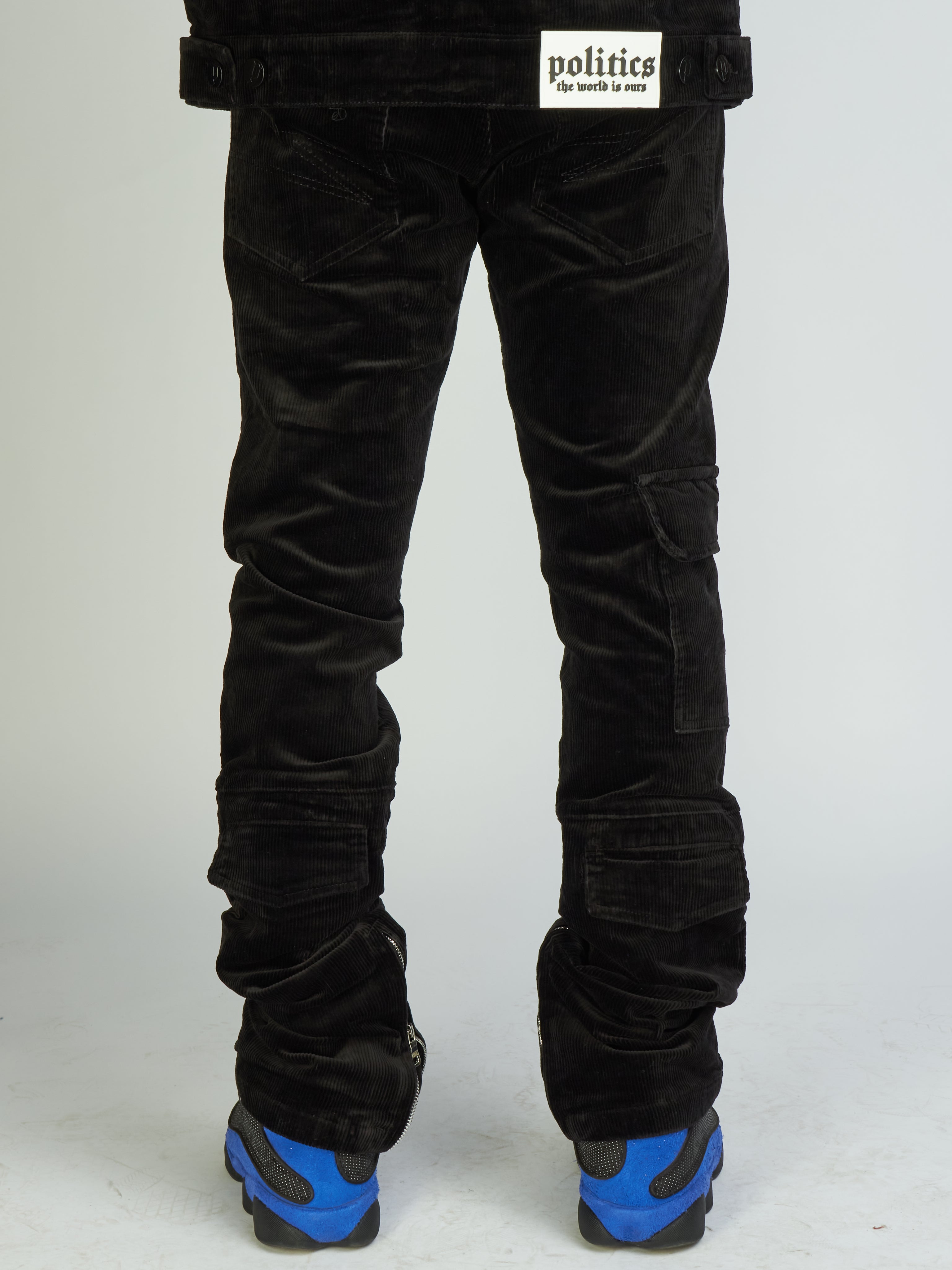 Politics Jeans - Murphy Corduroy Cargo - Black - 515
