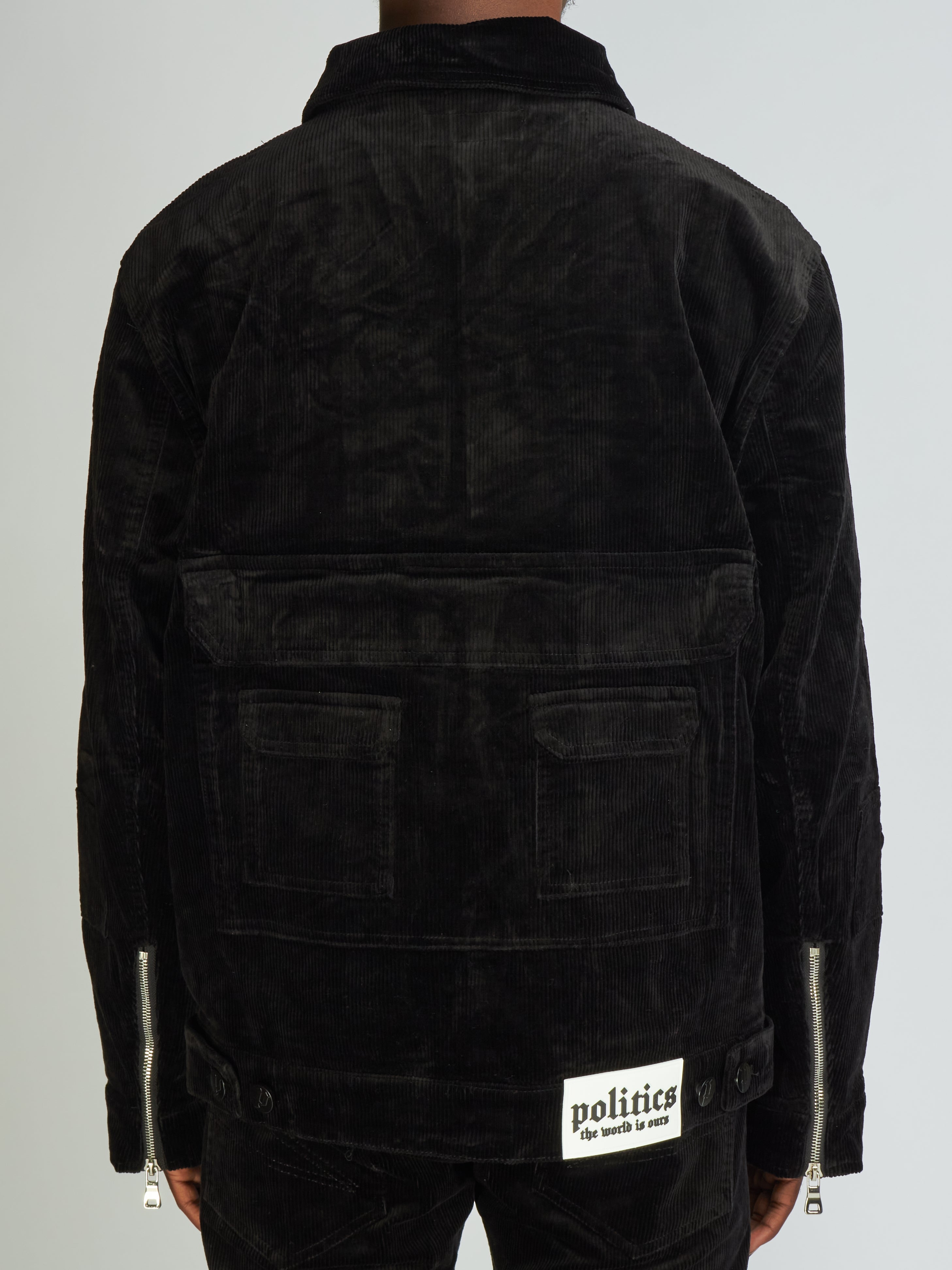 Politics Jacket - Murphy Corduroy - Black - 541