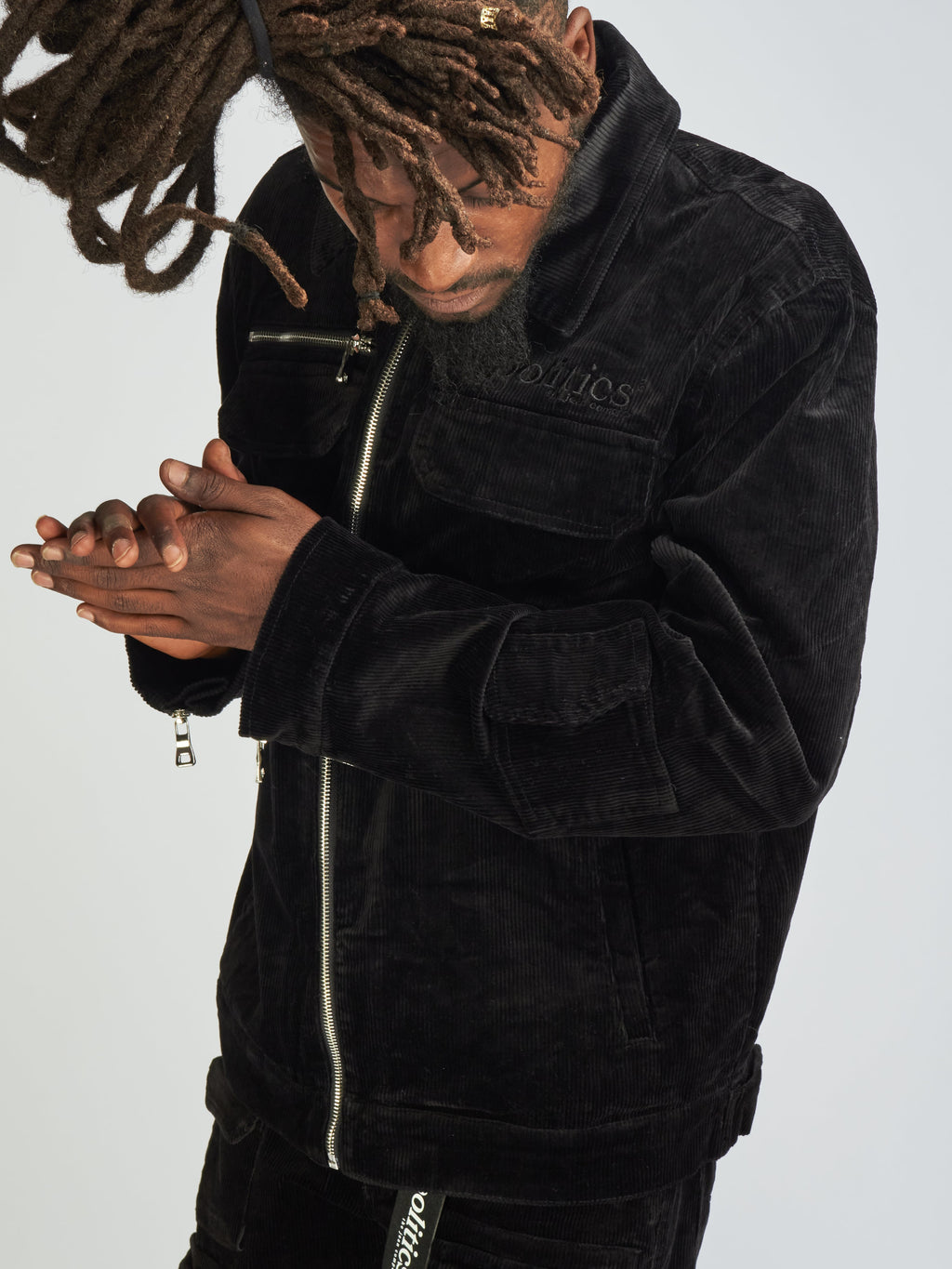 Politics Jacket - Murphy Corduroy - Black - 541