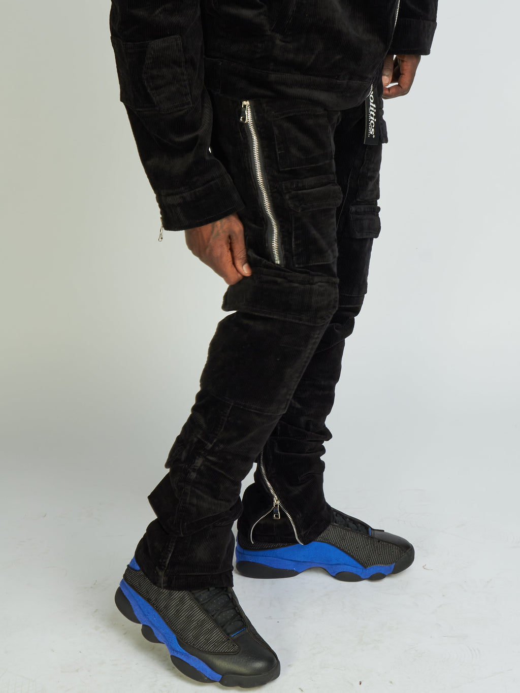 Politics Jeans - Murphy Corduroy Cargo - Black - 515