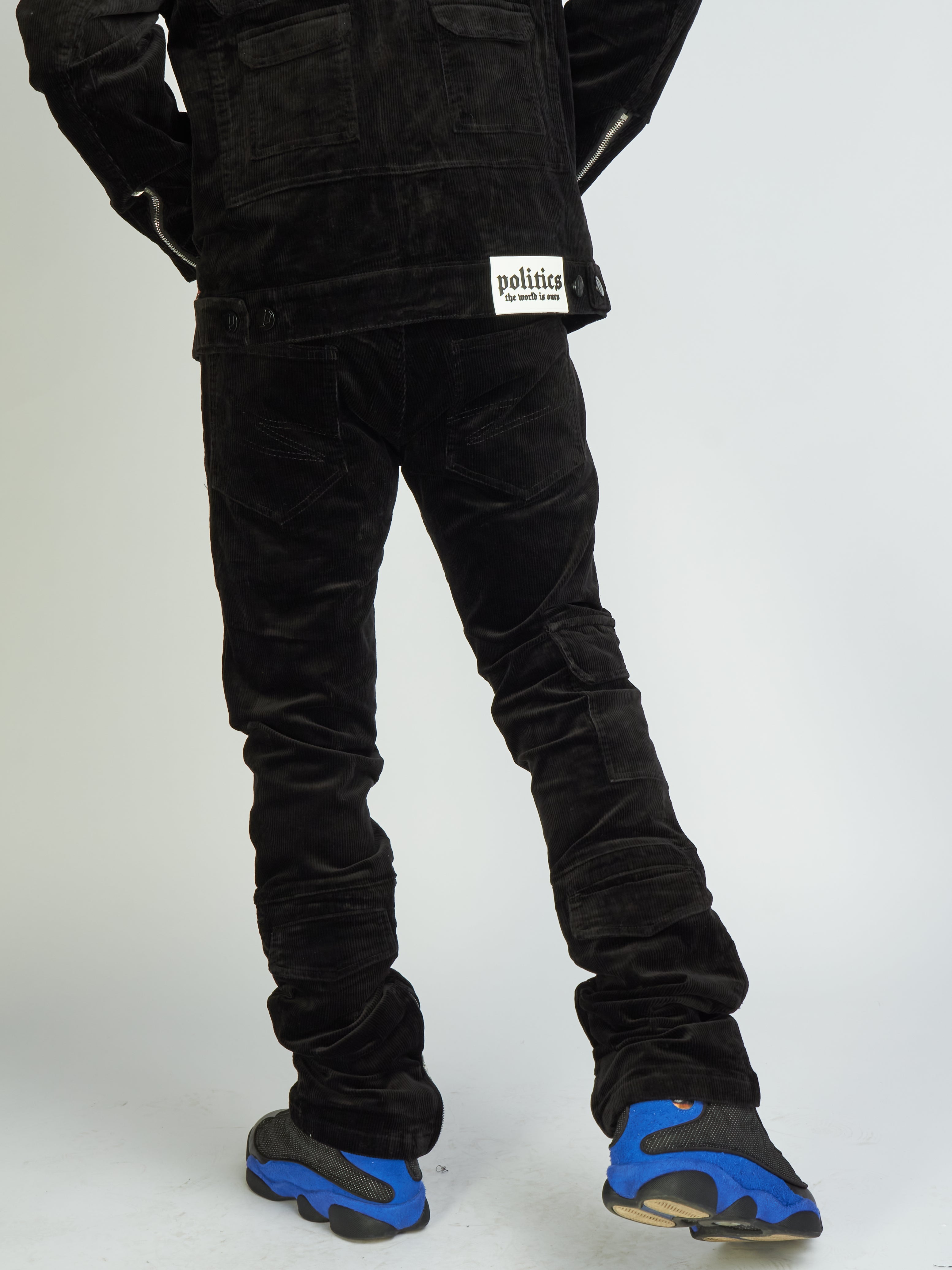 Politics Jeans - Murphy Corduroy Cargo - Black - 515
