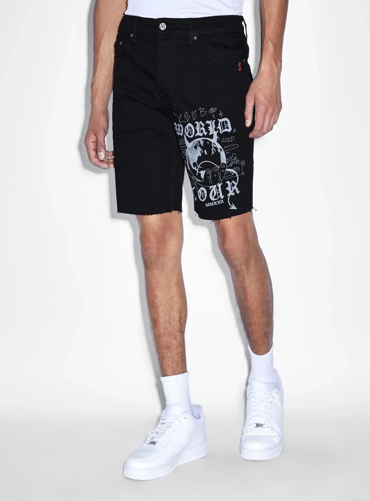 Ksubi Shorts - Chopper Short Devil - Black - MPF22WA007