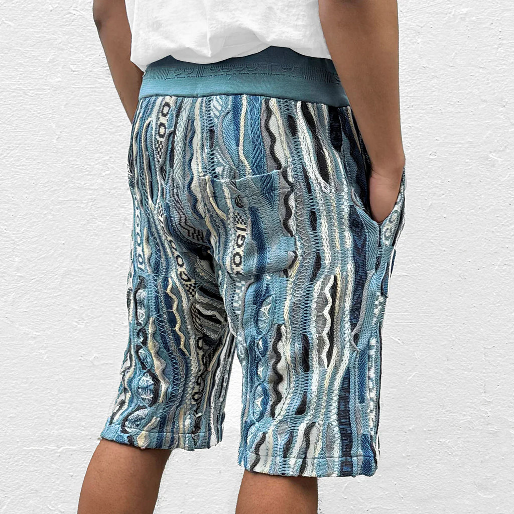 Coogi Shorts - Sweater Knit - Pacific Blue  - CS24103