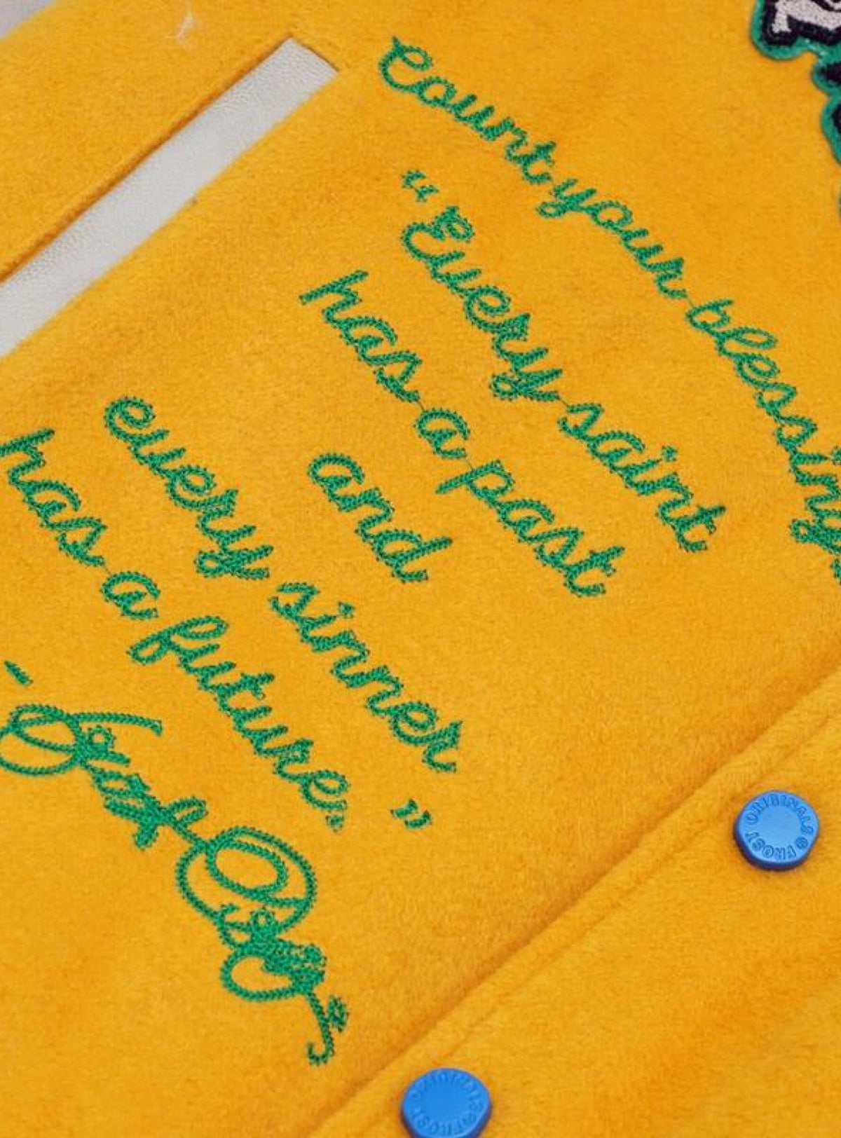 Frost Original Jacket - Saint Wool Varsity - Wheat - F1021