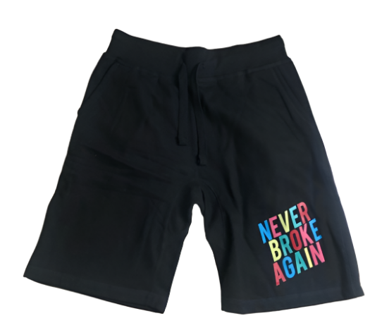 Never Broke Again Shorts - Black