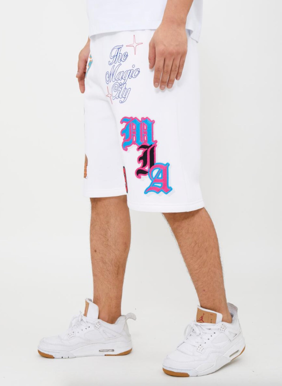 Eternity Short Set - The Magic City - White - E1134014