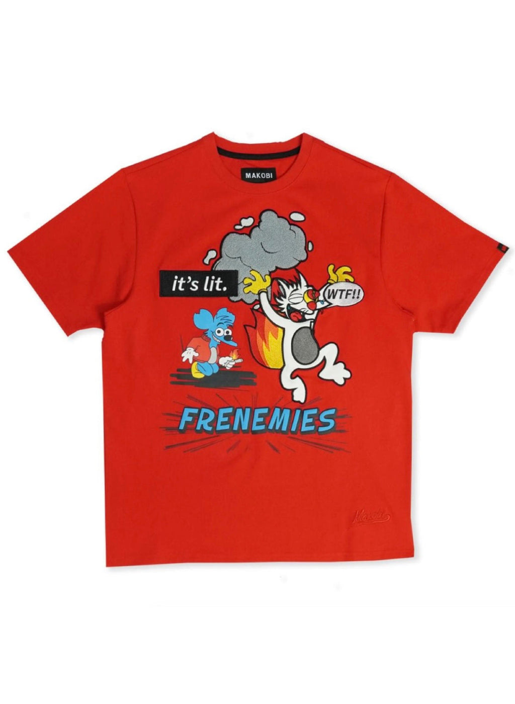 Makobi T-Shirt - Frenemies - Red - M293