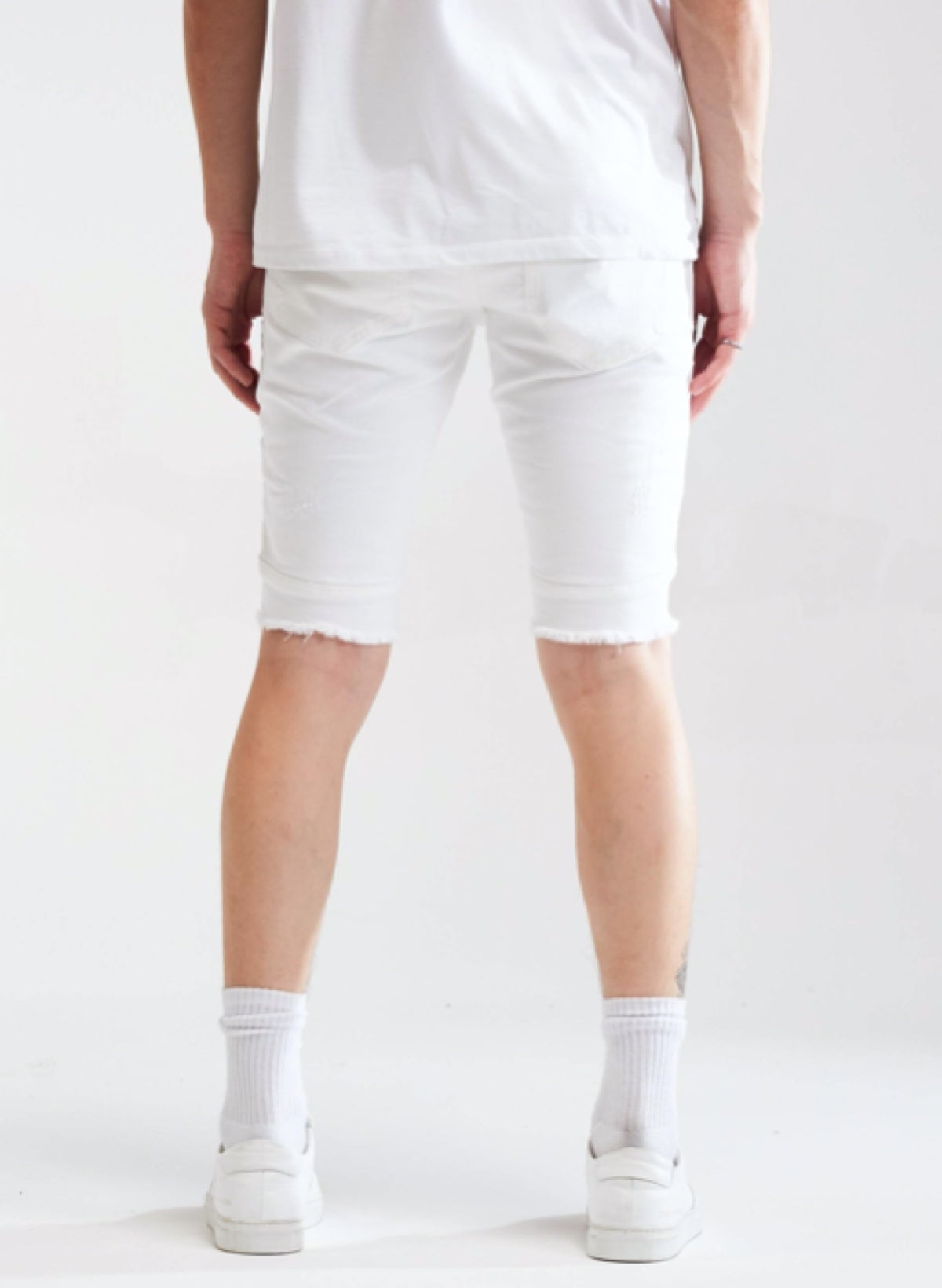 Embellish Shorts -  Spencer - White - EMBSU119-131