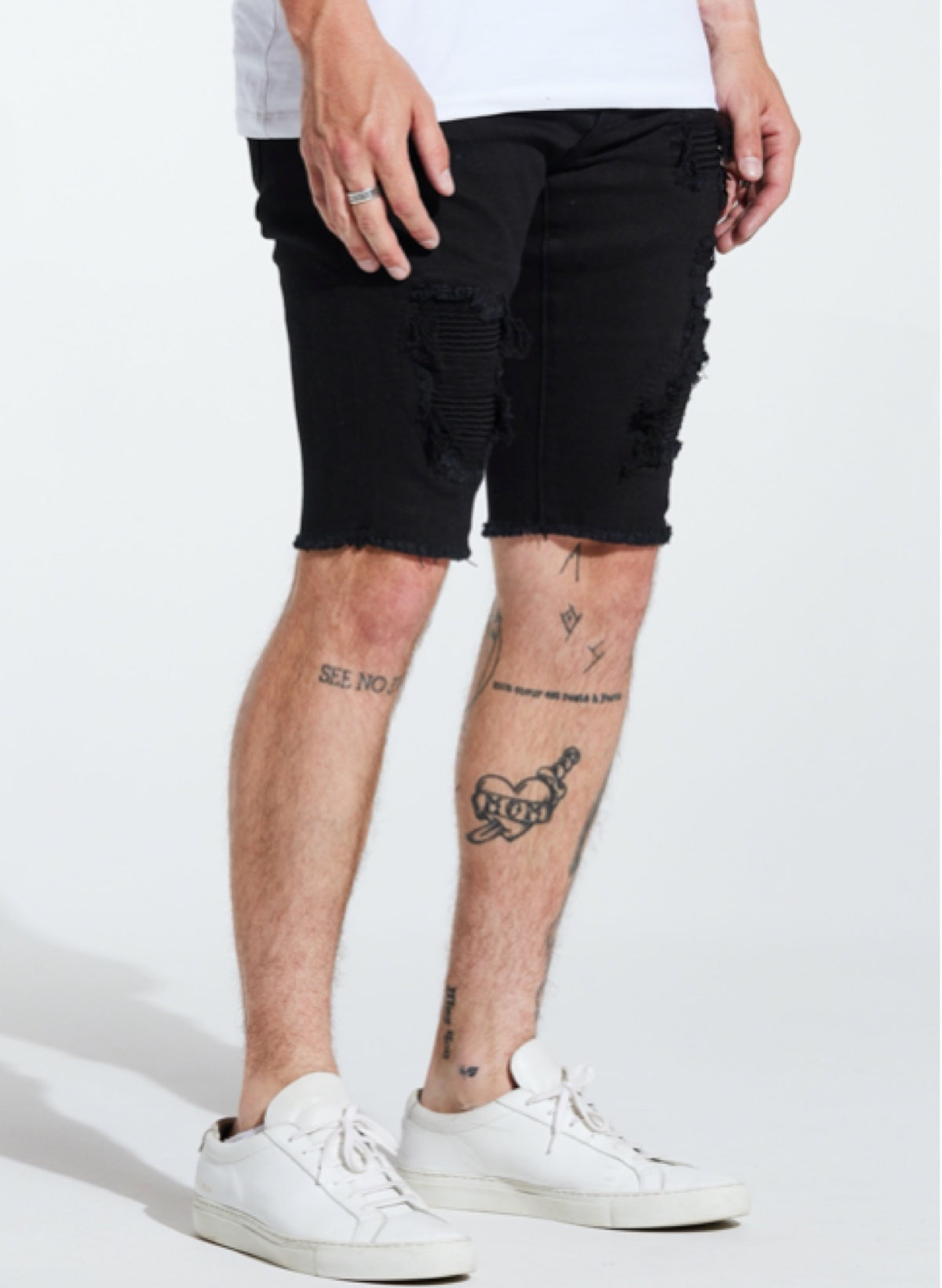 Embellish Shorts - Spencer - Black - EMBSPNCR-SHRT