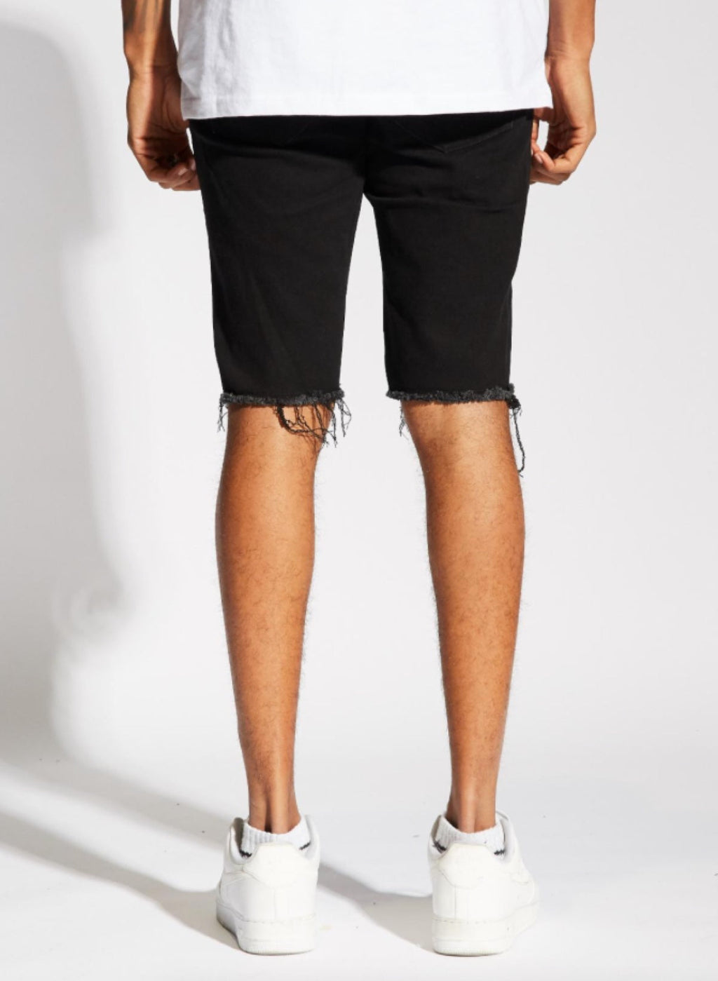 Crysp Denim Shorts - Atlantic - Black - CRYSPSM119-119