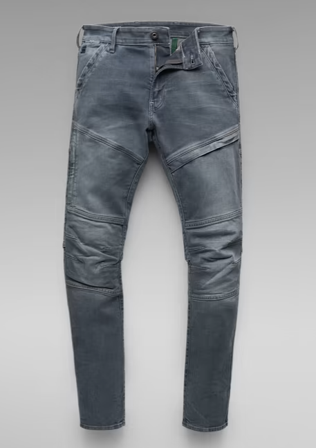 G-Star Jeans - RACKAM 3D Skinny - Worn in Smokey Night - D06763