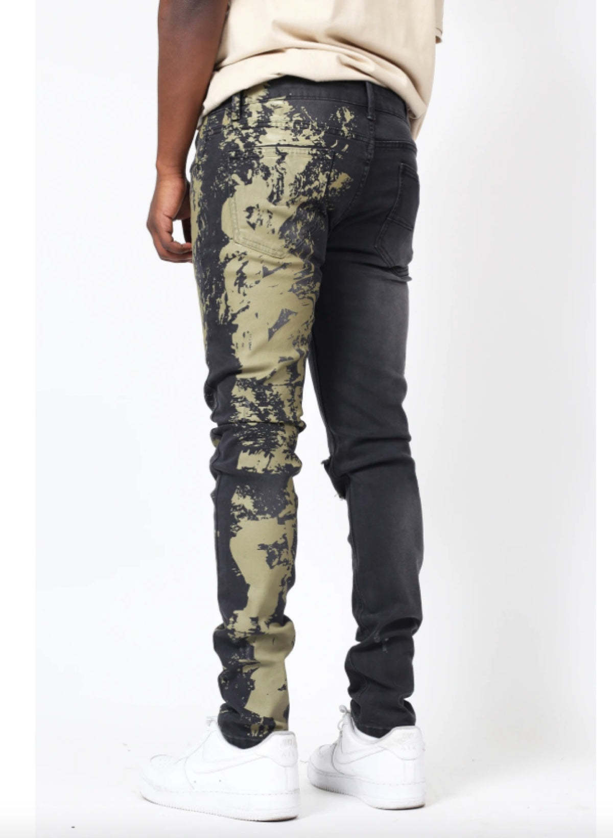 KDNK Jeans - Splashed - Black - KND4408
