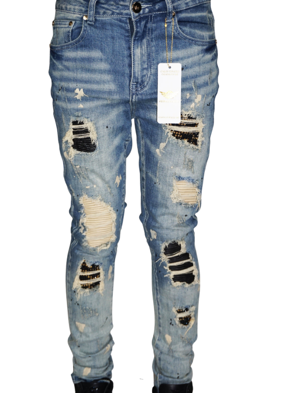 Ferrari Massari Jeans - Samurai Drip Khaki - Medium Blue