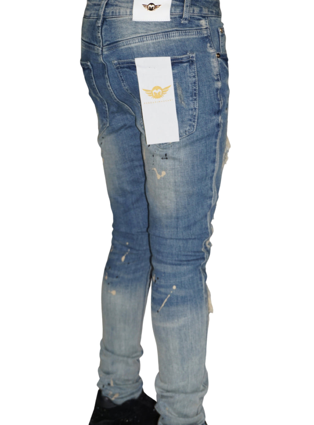 Ferrari Massari Jeans - Samurai Drip Khaki - Medium Blue