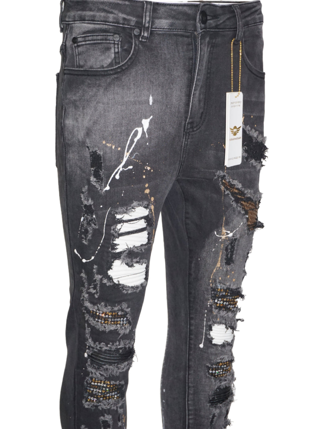 Ferrari Massari Jeans - Samurai Drip Gold - Black