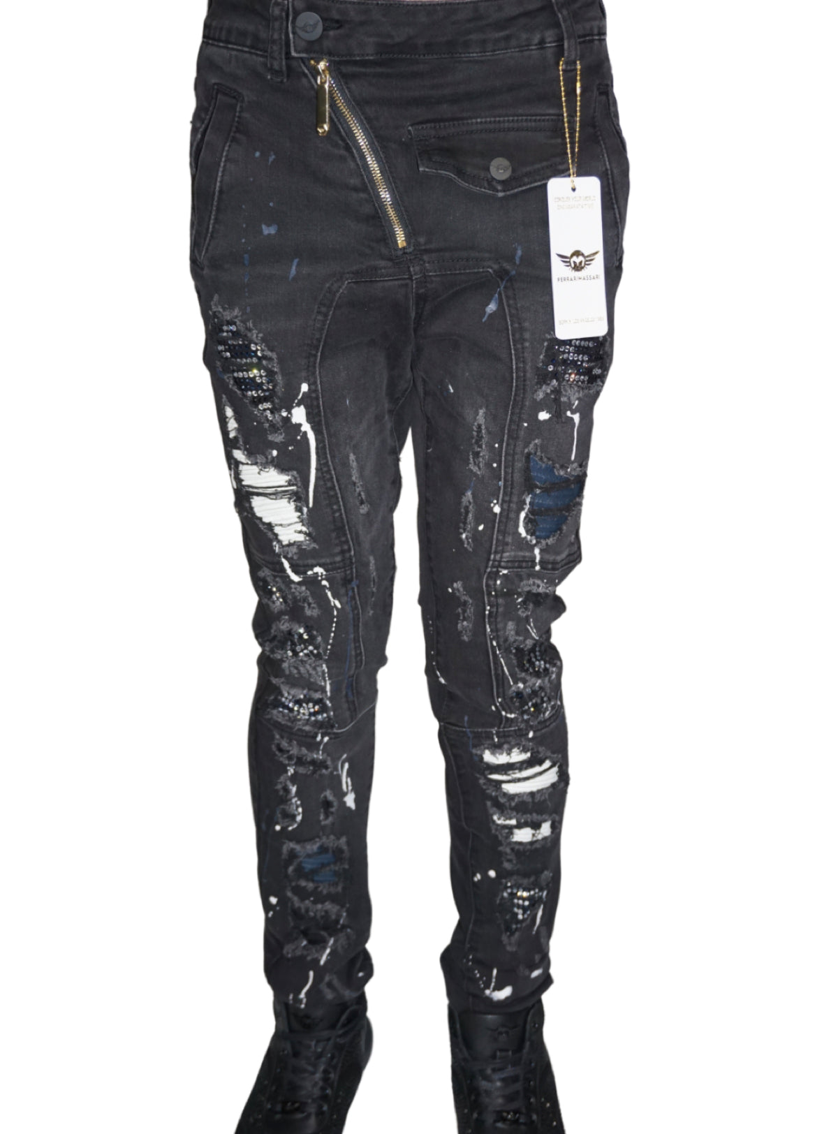 Ferrari Massari Jeans - Modern Hustler - Black