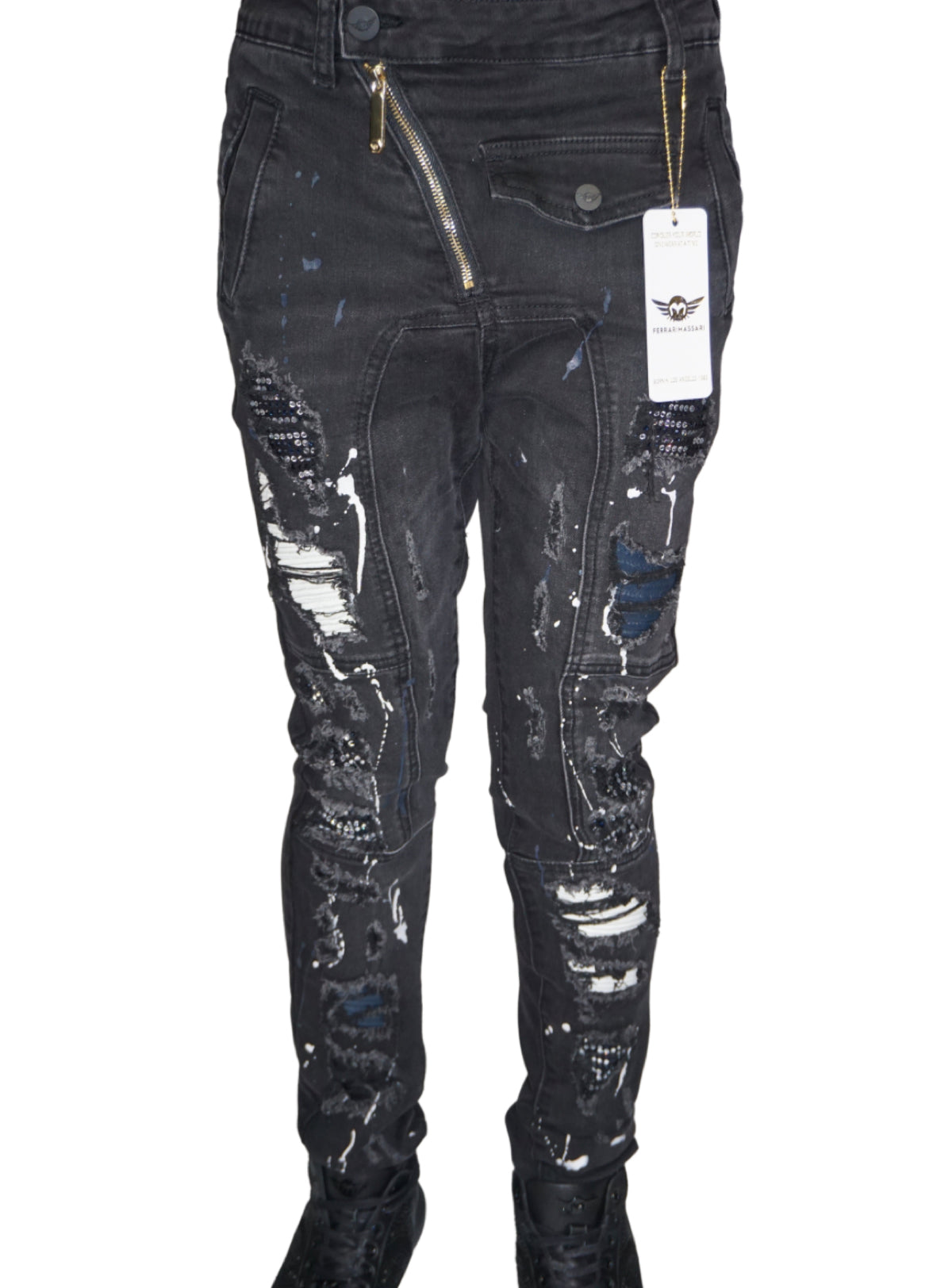 Ferrari Massari Jeans - Modern Hustler - Black