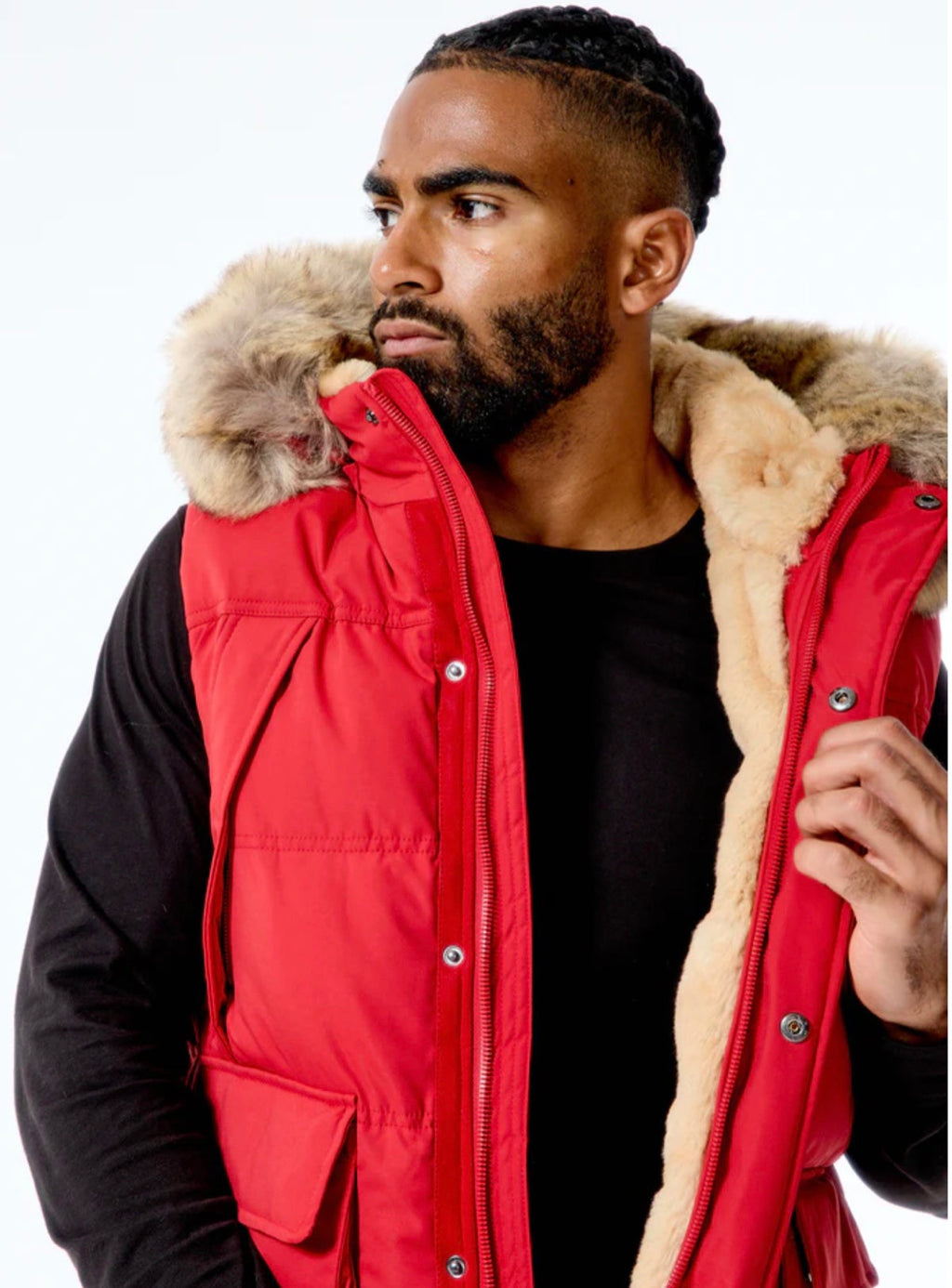 Jordan Craig Puffer Vest - Yukon - Red - 9371V