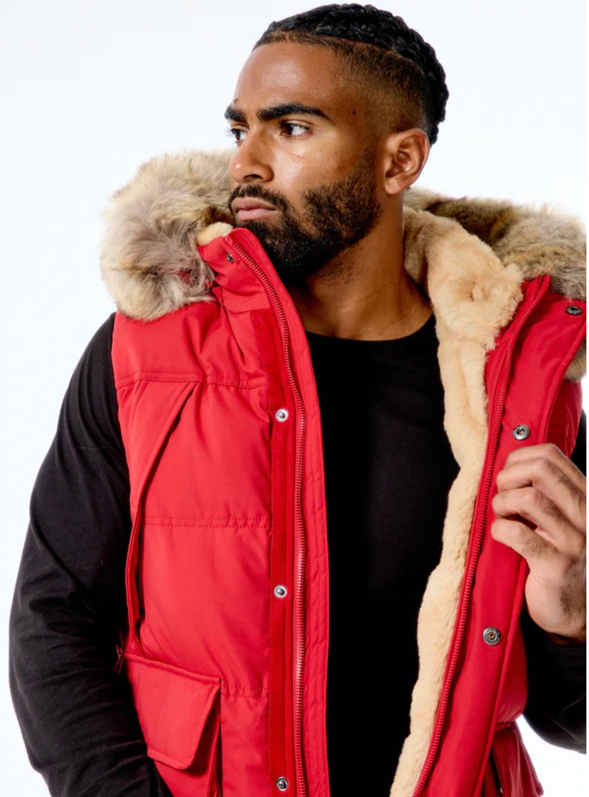 Jordan Craig Puffer Vest - Yukon - Red - 9371V