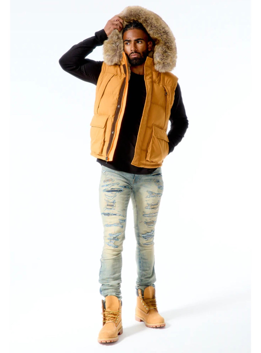 Jordan Craig Puffer Vest - Yukon - Wheat - 9371V