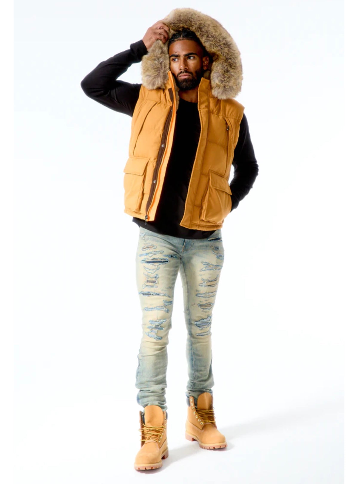 Jordan Craig Puffer Vest - Yukon - Wheat - 9371V