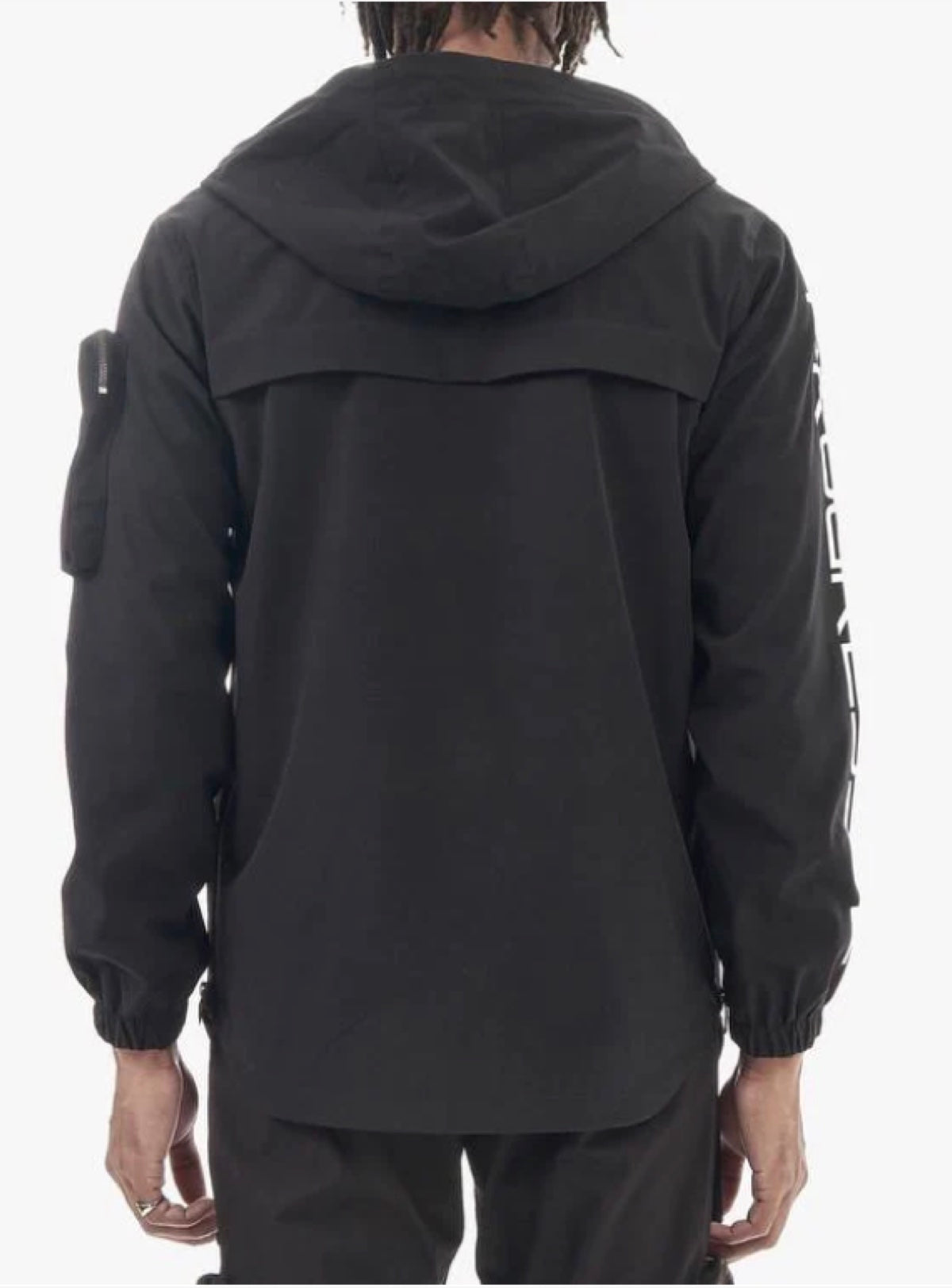 Life Code Jacket - Utility Windbreaker - Black - 13J03