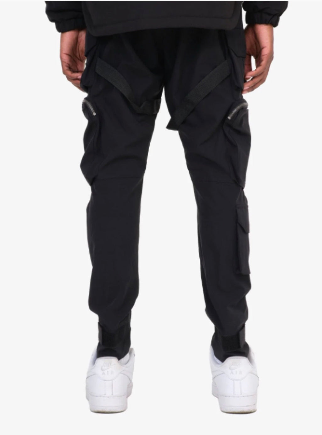 Life Code Track Pants - Utility Straps - Black - 13P03