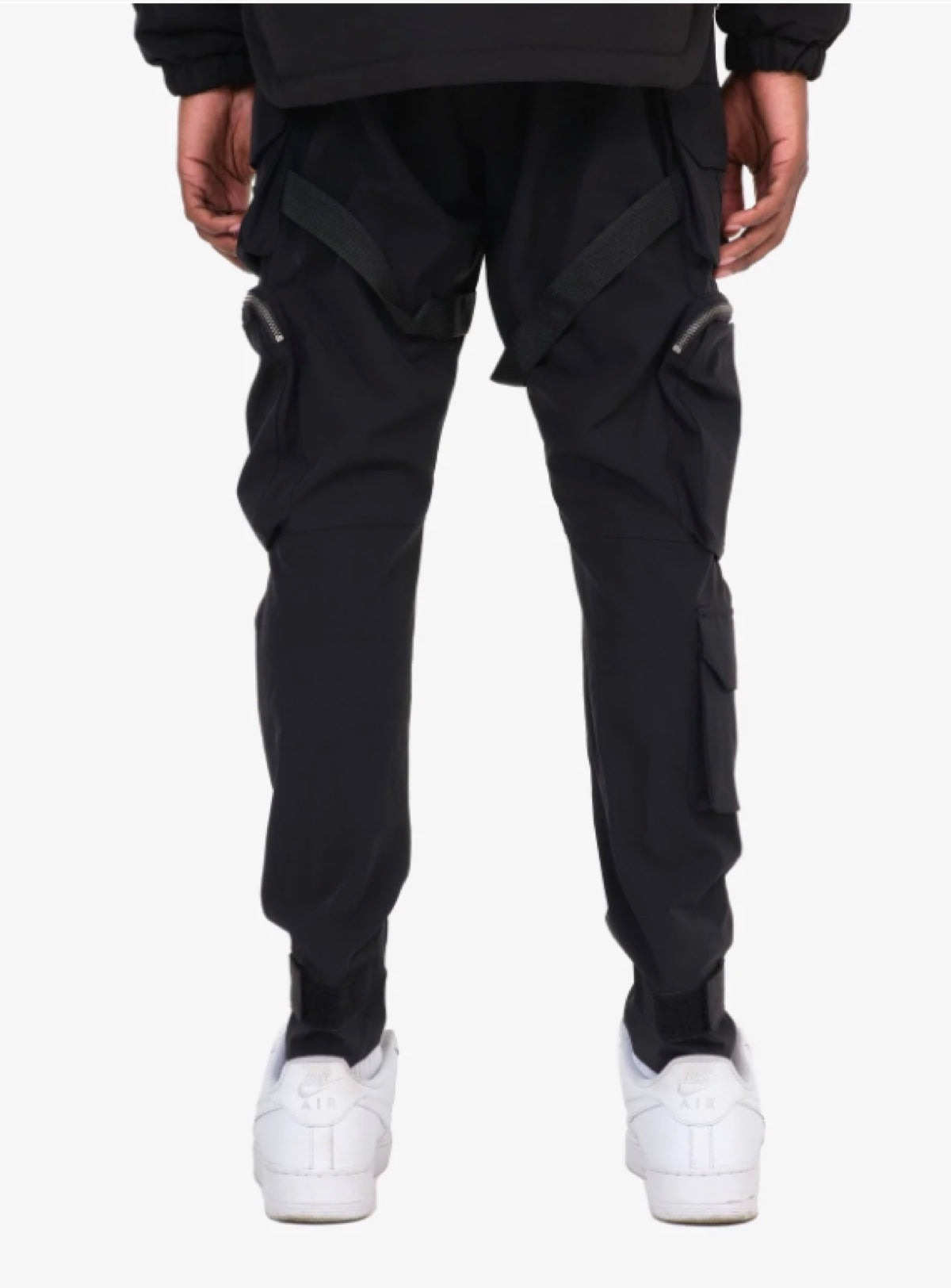 Life Code Track Pants - Utility Straps - Black - 13P03