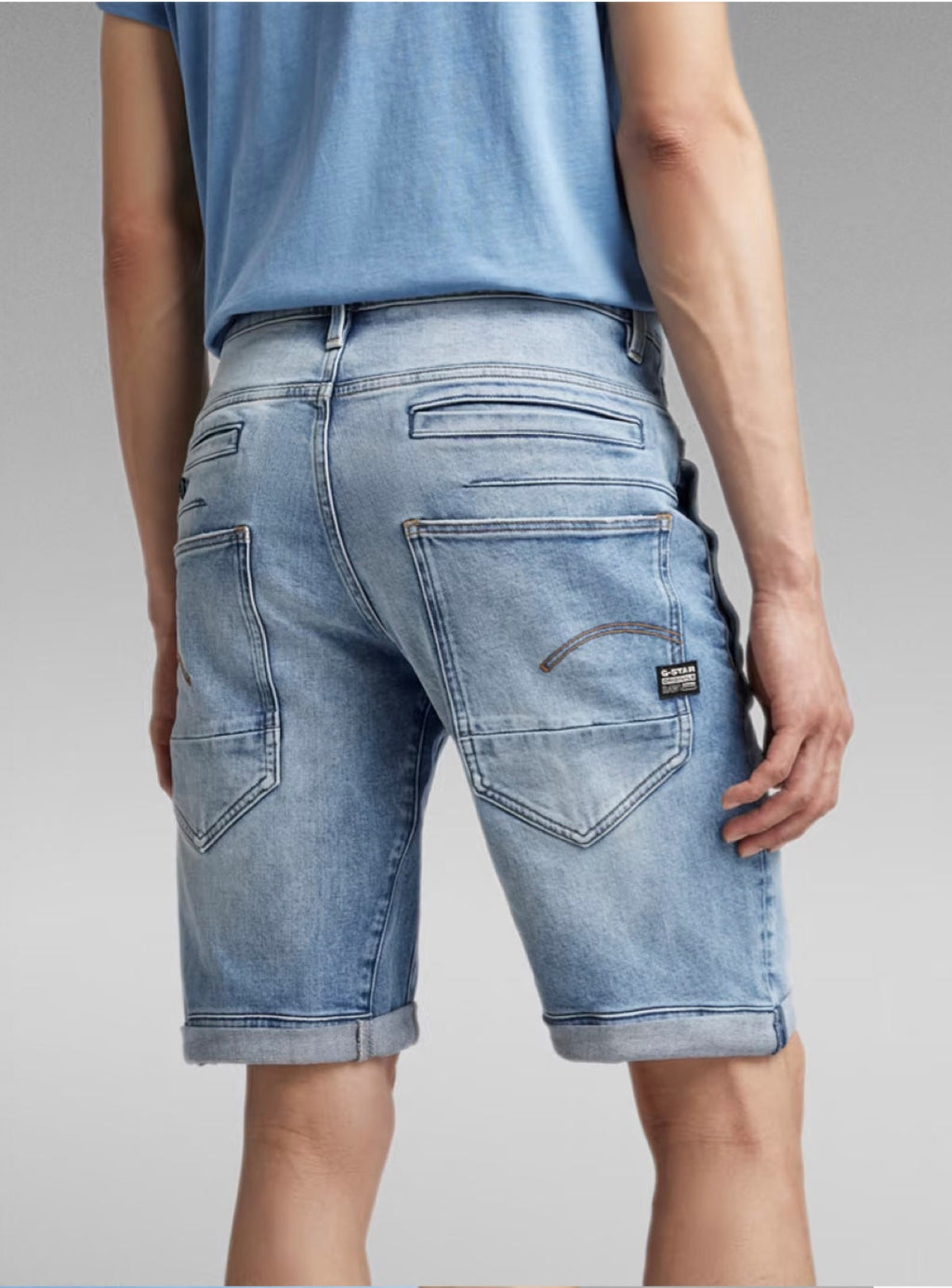 G-Star Shorts - D-Staq 3D - Lt. Indigo Aged - D10064