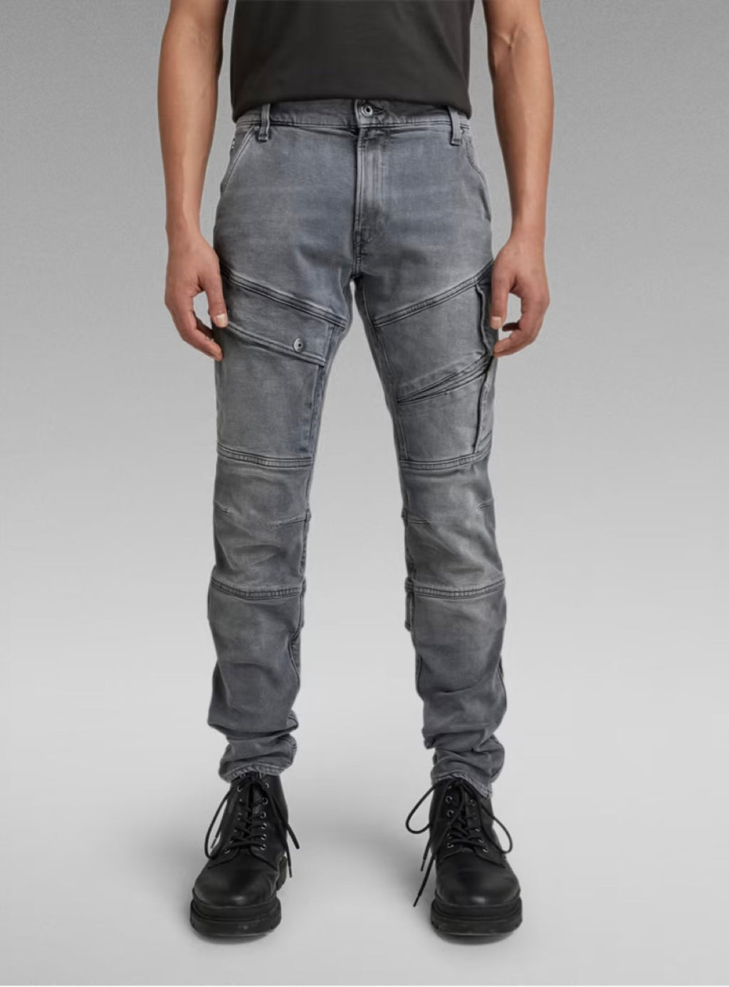 G-Star Jeans - Airblaze 3D Skinny - Sun Faded Moon Grey - D16129