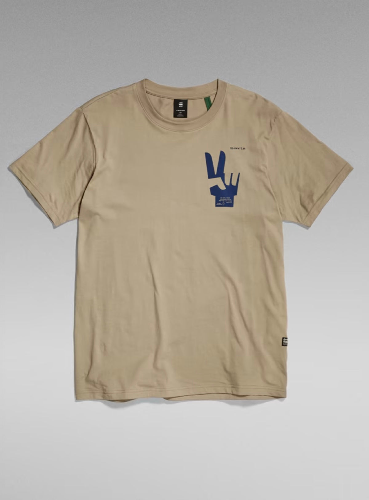 G-Star T-Shirt - Multi Shield Back Graphic - Tree House - D21543