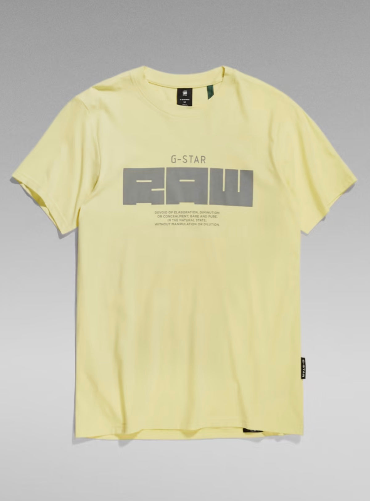 G-Star T-Shirt - RAW Graphic Slim - Lemonade - D21538