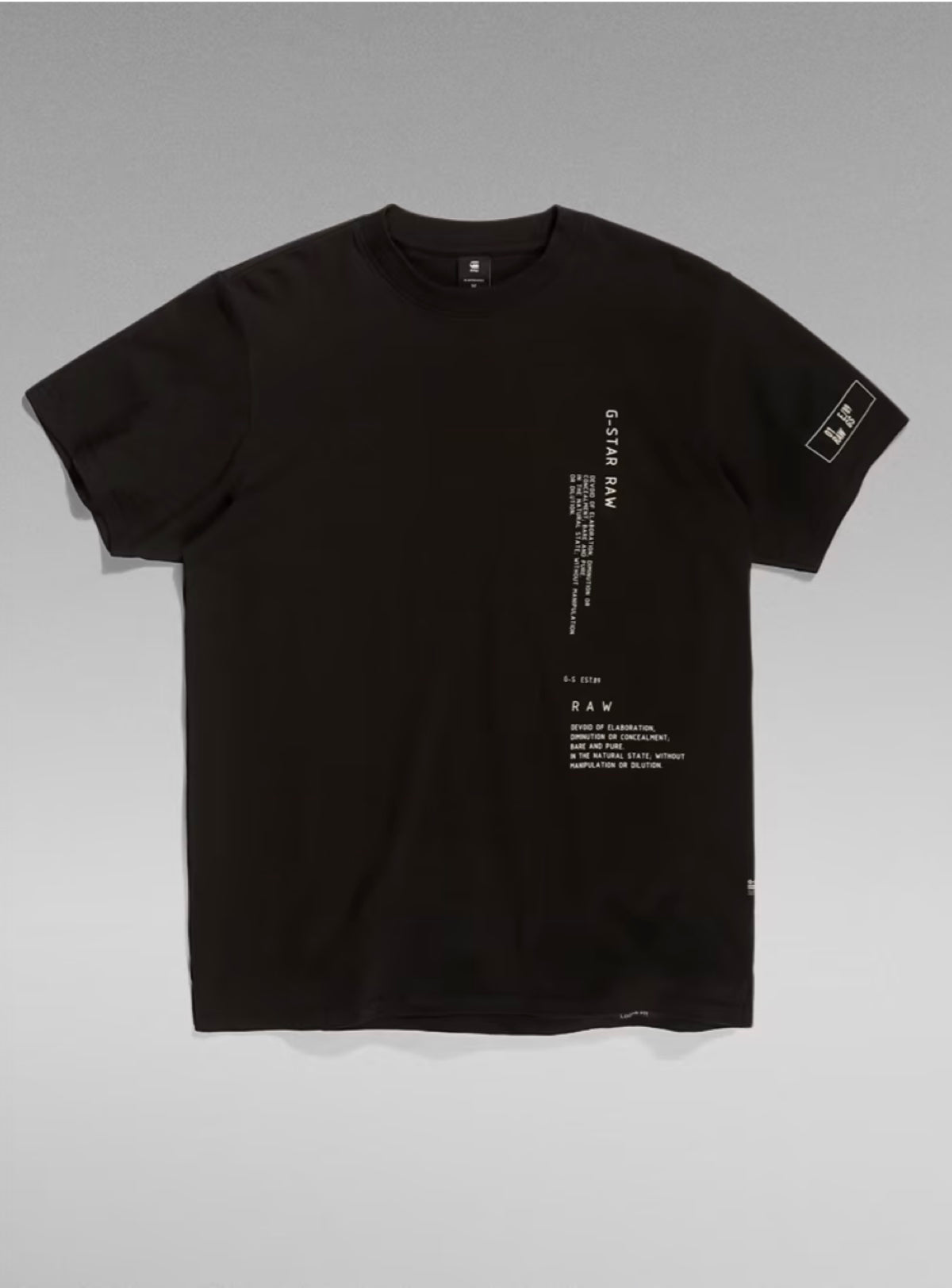 G-Star T-Shirt - Multi Graphic Loose - DK Black - D21558